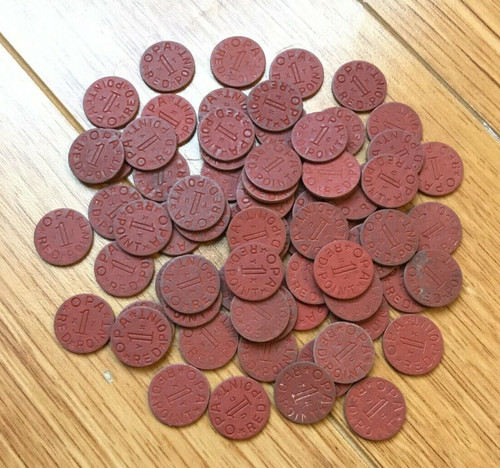 Red opa wwii ration - red, token